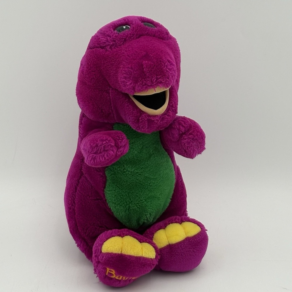 Vintage BARNEY Plush 1992 Dakin The Lyons Group‎ 11" tall